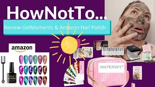 GelMoment Gel Nail Polish Review [upl. by Haelam]