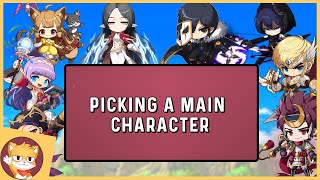 Picking a Main Character in MapleStory  GMS 2021 [upl. by Ahsap808]