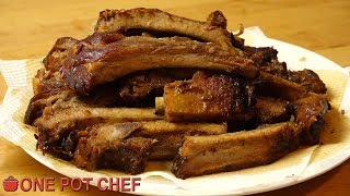 Slow Cooker Pork Ribs  One Pot Chef [upl. by Pasol]