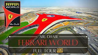 Ferrari World Abu Dhabi All Rides Tour Theme Park [upl. by Gilbertine]