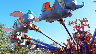 Dumbo The Flying Elephant Full POV Ride Experience 2020 Magic Kingdom  Walt Disney World [upl. by Ilocin41]