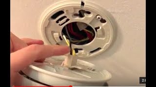 How to Properly amp Safely Remove Smoke DetectorAlarm  FAST amp EASY [upl. by Rawley]