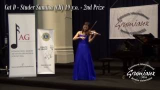 N Paganini Caprice No 5  Sumina Studer [upl. by Lehpar]