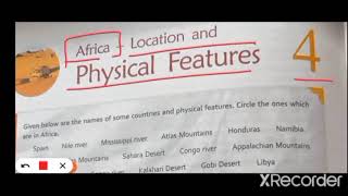 class 7 geography chapter 4 Africa Location and Physical Features [upl. by Ashlan]