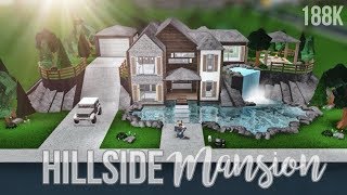 Bloxburg Hillside Mansion 188K [upl. by Ibrik504]