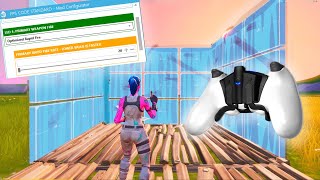 Using Controller MACROS To Edit In Fortnite [upl. by Alodi]