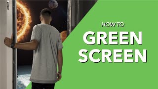 How to Green Screen 6 Easy Steps [upl. by Chisholm]