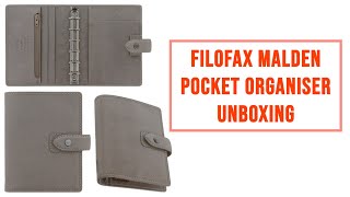 Filofax Malden Pocket Organiser Unboxing amp Setup [upl. by Proctor756]