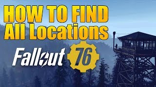 FALLOUT 76  All 13 Lookout Towers  How To Find All Main Locations [upl. by Llirpa387]