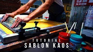 Cara Nyablon Kaos LENGKAP  Tutorial Sablon Kaos untuk Pemula  Mini Workshop [upl. by Publea]