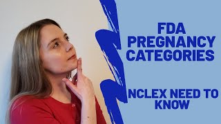 PREGNANCY FDA MEDICATION CATEGORIES [upl. by Ahsinrats]