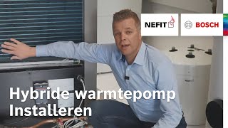 Hybride warmtepompinstallatie Installeren [upl. by Aihsekram]