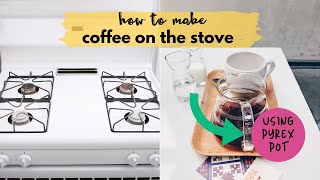 How To Make The Best Brewed Coffee Using A Pyrex Percolator [upl. by Ahsilac]