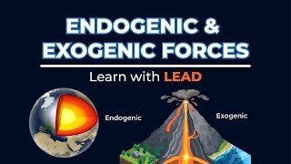 Endogenic and Exogenic Forces  Learn with LEAD  LEAD [upl. by Anih]