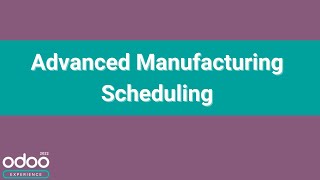 Advanced Manufacturing Scheduling [upl. by Llertnom601]