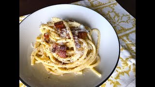 How to Make Real Spaghetti Carbonara  Christine Cushing [upl. by Antone386]