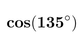 cos135  cos135 cosine of 135 degree  Second Method [upl. by Reames823]