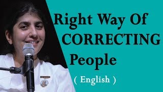 Right Way Of CORRECTING People Part 3 BK Shivani at Seattle Washington English [upl. by Gustav]