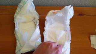 5 Diaper Comparison Huggies VS Pampers VS Honest Compnay [upl. by Eicram345]