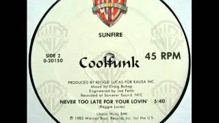 Sunfire  Never Too Late For Your Lovin 12quot Funk 1983 [upl. by Arie]