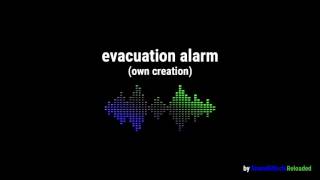 evacuation alarm sound effect [upl. by Agnizn512]