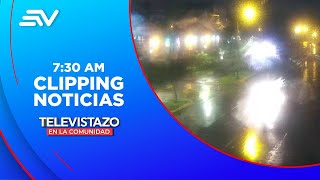 Siniestros por lluvias en Guayaquil  Televistazo  Ecuavisa [upl. by Wendeline]