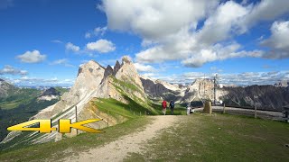 Dolomites Seceda Puez Odle Hike Italy 4K 🇮🇹 [upl. by Bergerac]