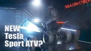 Tesla Sport ATV Unveiled with Tesla Cybertruck [upl. by Urban]