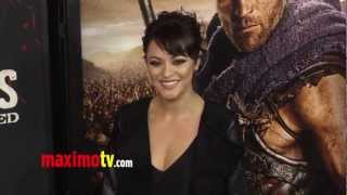 Marisa Ramirez quotSPARTACUS War Of The Damnedquot Premiere Red Carpet [upl. by Zilef531]