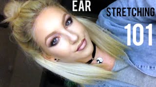 Ear Stretching 101  Beginners Guide  DEMO [upl. by Seugram158]