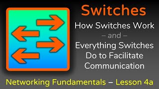 Everything Switches do  Part 1  Networking Fundamentals  Lesson 4 [upl. by Olivette917]