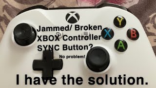 How I Synced my XBOX ONEXBOX ONE S Controller with a jammedbroken SYNC Button [upl. by Raynard609]