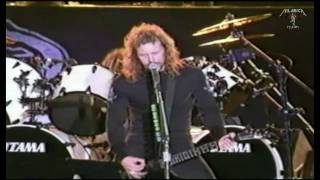 Metallica  RARE VIDEO  Disposable Heroes  Milton Keynes UK 1993 [upl. by Yenalem]