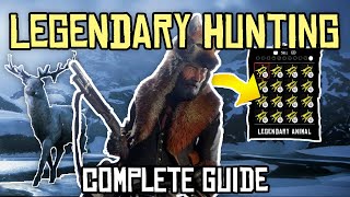 How to Find amp Hunt Legendary Animals EASY in Red Dead Online  Complete Guide [upl. by Euqirdor837]