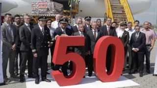 The making of Emirates 50th Airbus A380  Timelapse  Emirates Airline [upl. by Oicatsana]