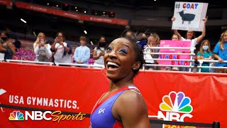 Simone Biles COMMANDS US Olympic Trials on Day 1 with dominating performance  NBC Sports [upl. by Malorie]