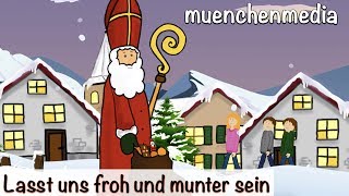 Lasst uns froh und munter sein  Weihnachtslieder  Nikolauslieder  muenchenmedia [upl. by Kapeed498]