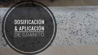 como aplicar ¡¡¡GRANITO LAVADO Dosificación ⚖ amp Aplicación👷‍♂️ [upl. by Hitoshi784]