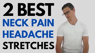 2 BEST Cervicogenic Headache Stretches for QUICK Relief [upl. by Cynara]