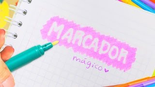 MARCADOR MÁGICO ¡ Borra Tinta  FÁCIL Paso a paso ✎ Craftingeek [upl. by Aicirtac]