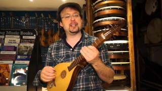 Folkfriends Renaissance Cittern 4 courses 9 strings [upl. by Baumann]