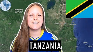 Zooming in on TANZANIA  Geography of Tanzania with Google Earth [upl. by Kirstyn]