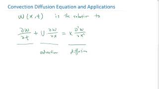 The Advection Diffusion Equation [upl. by Lanor82]