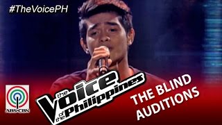 The Voice of the Philippines Blind Audition quotTadhanaquot by Daniel Ombao Season 2 [upl. by Tristas]