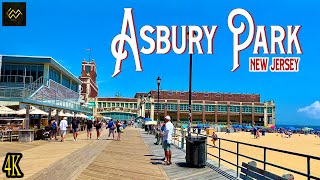 Asbury Park New Jersey Boardwalk 2023 4K [upl. by Aehtrod328]