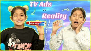 TV Ads vs REAL LIFE   Roleplay Fun Sketch MyMissAnand [upl. by Matejka]