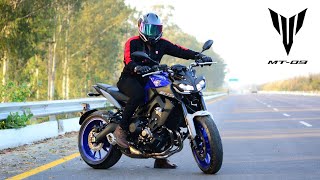 Yamaha MT09  The Naked beast  SuperBike [upl. by Laise]