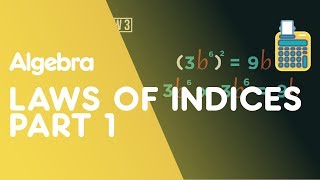 Laws of Indices  Part 1  Algebra  Maths  FuseSchool [upl. by Avehs]