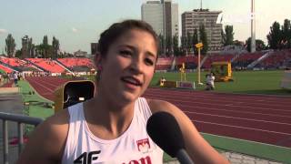 Ewa Swoboda Interview  IAAF World Youth Championships Donetsk 2013 [upl. by Jeu]