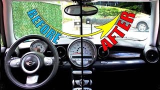 How to Tint a Windshield  Sun Visor Strip [upl. by Armallas]